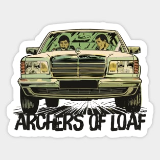 Archers Of Loaf ∆∆ Retro Style Design Sticker